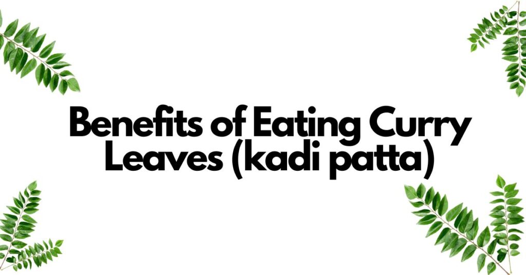 benefits of curry leaves