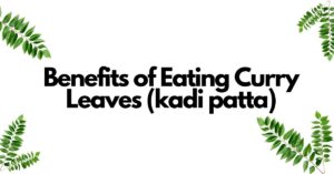 benefits of curry leaves